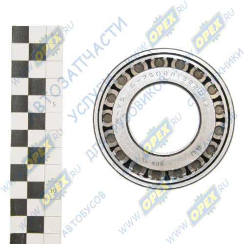 6-7508 А Подшипник 40х80х25 ролик.радиал.упорн.конич. 1-ряд. IVECO Bus (1970-2020), MAN Bus (1970-2020), RVI LCV (1970-2020), SAE-GIGANT (1970-2020), VOLVO LCV; МАЗ-538, троллейбус ЗИУ-9 (9В (926В), 683Б); КСКУ-6 передача коническая; с/х прицепная техника Волжский Стандарт1